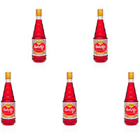 Pack of 5 - Hamdard Rooh Afza - 800 Ml (28.22 Fl Oz)