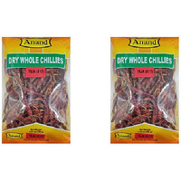 Pack of 2 - Anand Dry Whole Chillies Teja - 400 Gm (14 Oz)