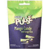 Case of 80 - Pass Pass Pulse Kacha Aam Mango Candy 25 Pc - 100 Gm (3.5 Oz)