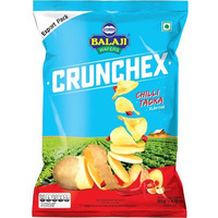 Balaji Crunchex Potato Chips - Chilli Tadka Flavour (135 gm pack)